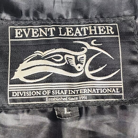 Genuine Leather Men’s Black Vest Size Large - Picture 3 of 5